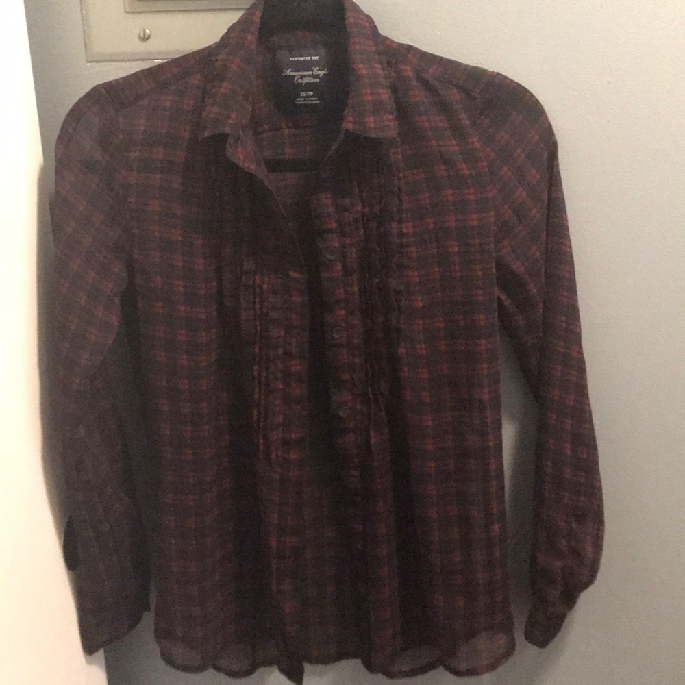 American Eagle XS button down